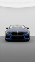 BMW M8 convertible touring blue